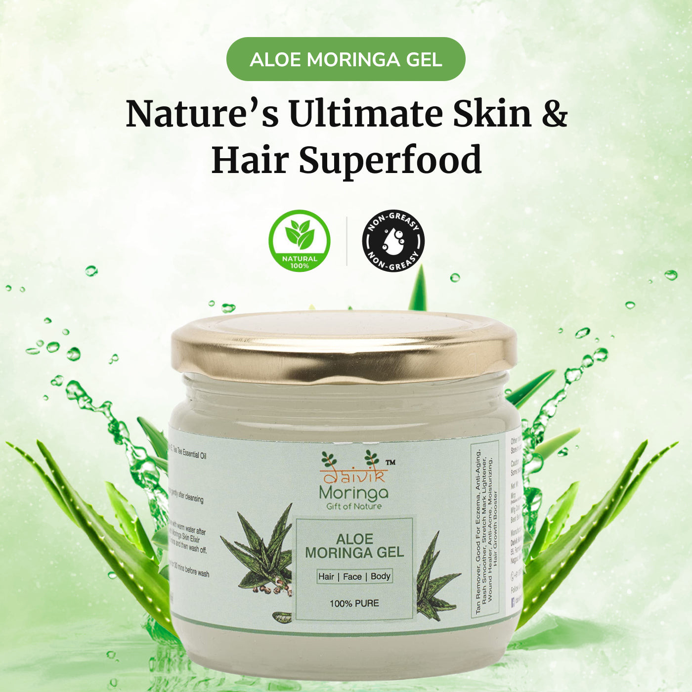 moringa aloe vera plant Aloe Moringa Gel – Daivik Moringa Store