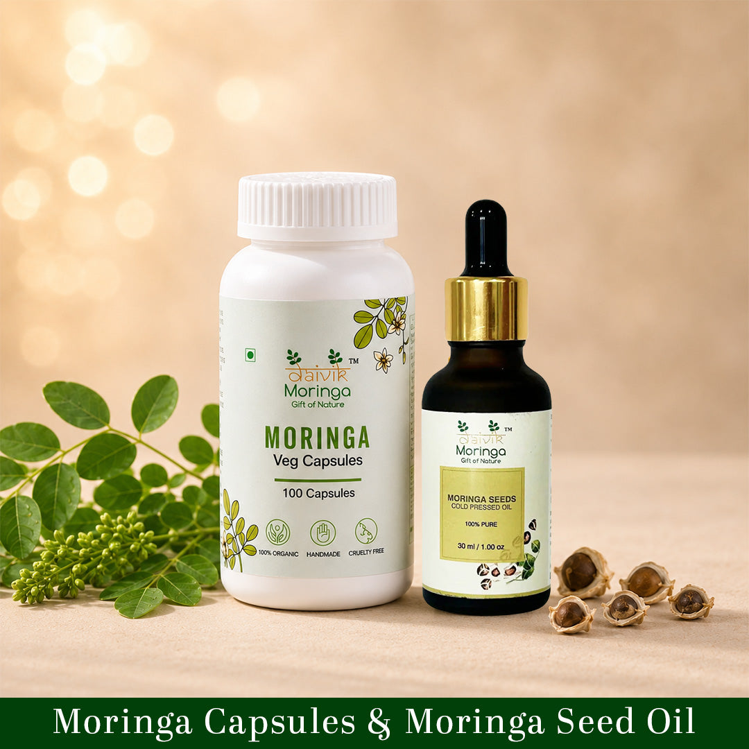 Moringa Veg Capsules and Moringa Seed Oil