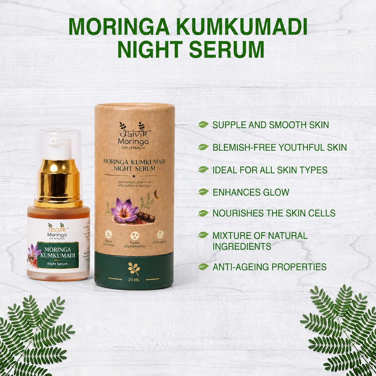 Moringa Kumkumadi Night Serum