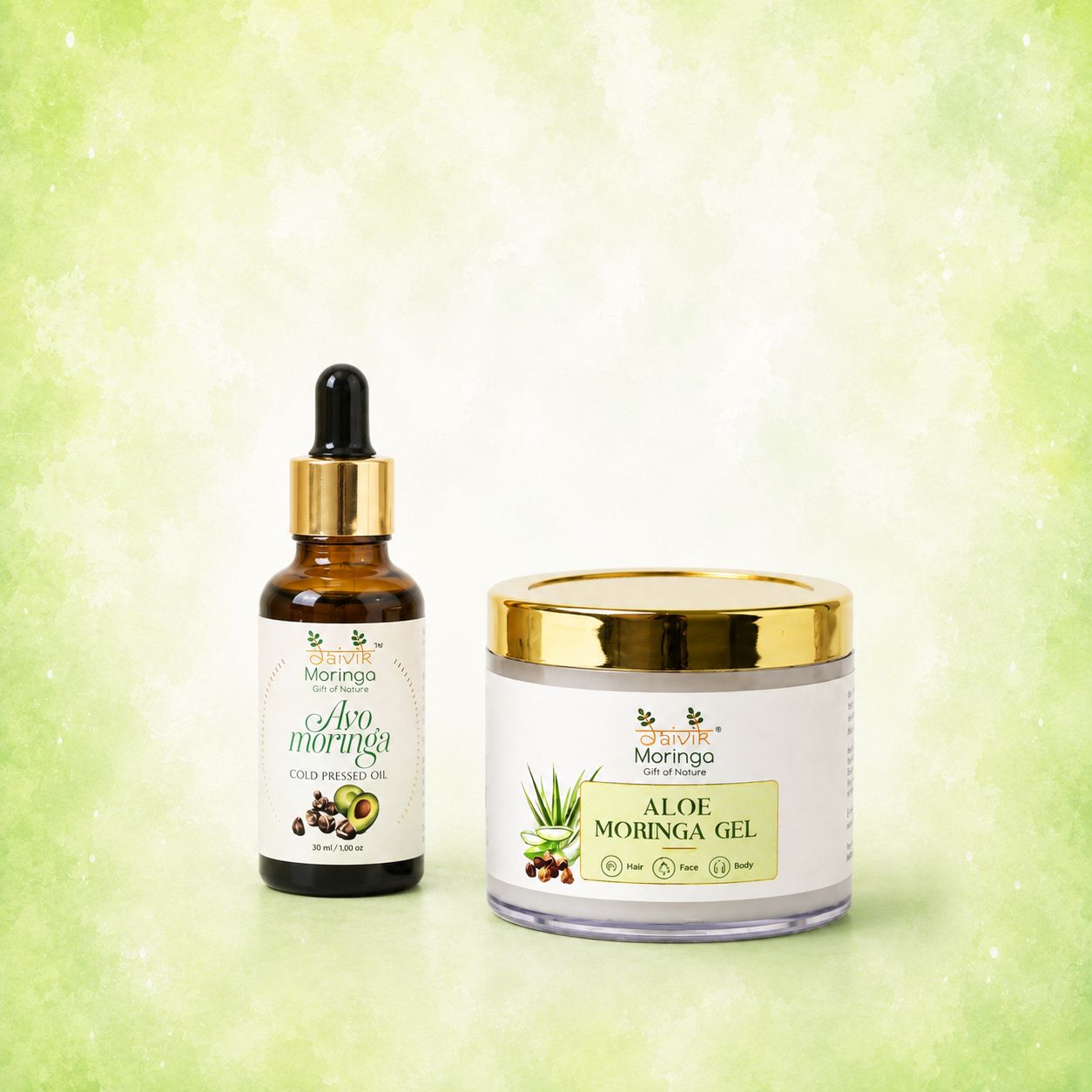 Aloe moringa gel 110g and Avomoringa oil 30ml