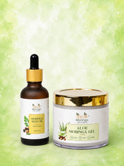 Cold pressed Moringa seed oil 30ml and Aloemoringa gel 110g