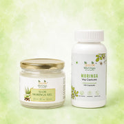 Aloemoringa gel 300g and  Moringa Veg Capsules