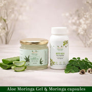 Aloemoringa gel 110g and  Moringa Veg Capsules