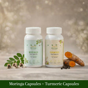 Moringa Capsules and Turmeric Capsules