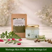 Aloe moringa gel 110g and Skin Elixir 50g
